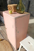 Petite armoire rose poudré "Pâquerette"