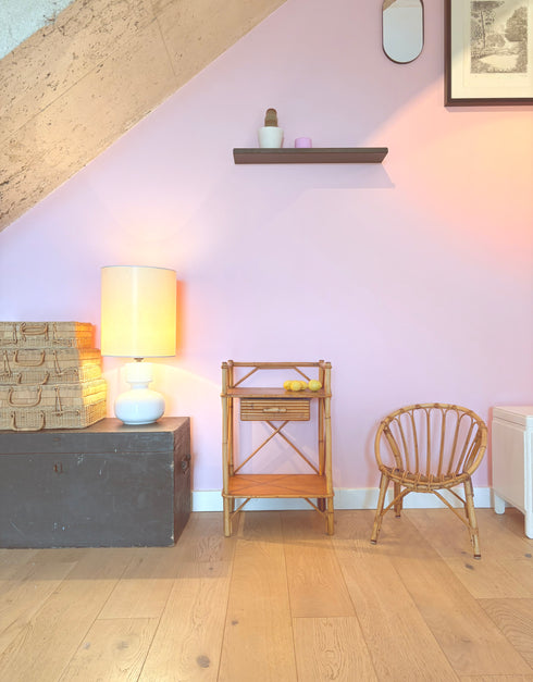 Chevet rotin vintage « Balthazar »