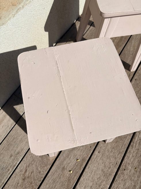 Paire de tabourets de cireurs « Bella »