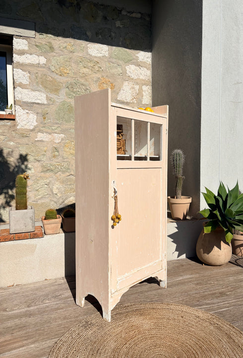 Petite armoire vitrée « Pâquerette »