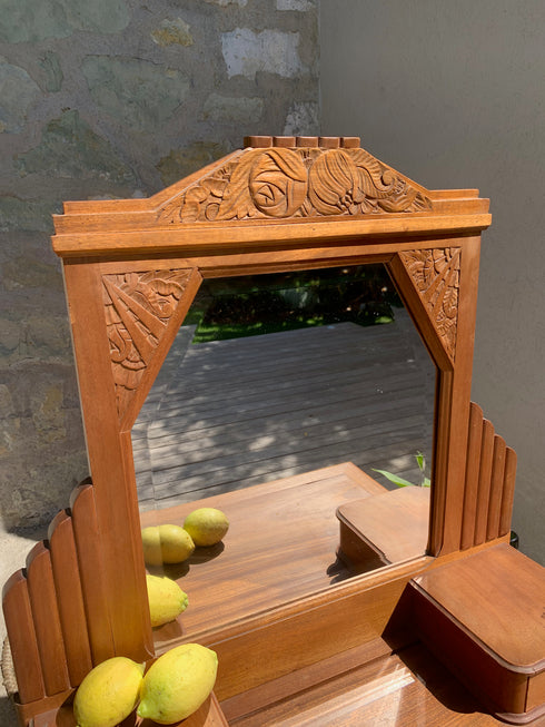 Coiffeuse "art déco" Vanille