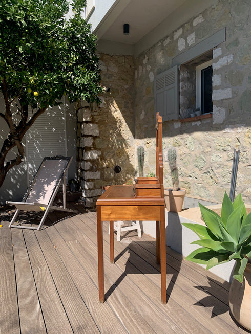 Coiffeuse "art déco" Vanille