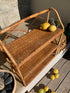 Etagère en rotin vintage "Olivia"
