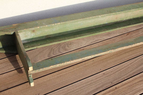 Banc ancien de ferme Cézanne