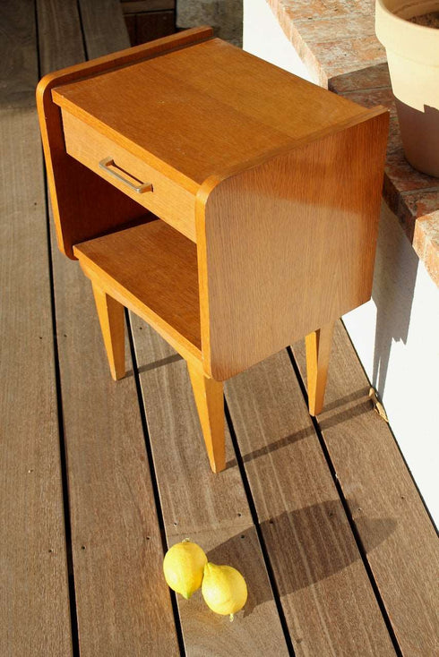 Chevet vintage pieds compas Gaspard