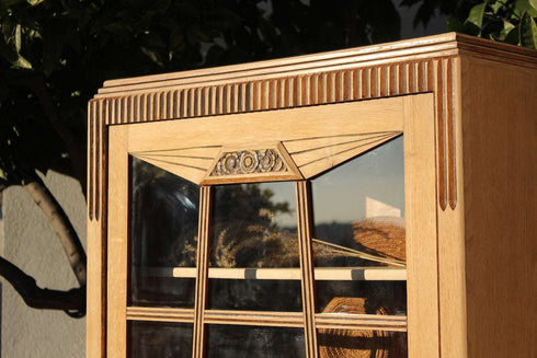 Bonnetière vitrée art déco Apolline