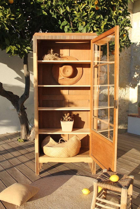 Bonnetière vitrée art déco Apolline