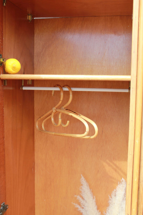 Armoire rotin et cannage vintage Zoé