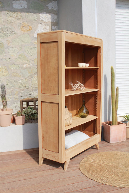 Bibliothèque pieds compas "Josepha"