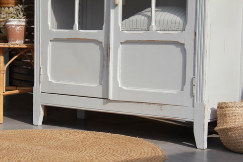 Armoire parisienne vitrée "Marguerite"