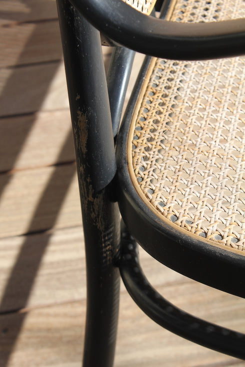 Banquette cannée "Thonet" n°17 Garance