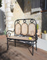 Banquette cannée "Thonet" n°17 Garance