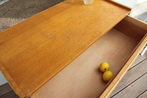 Commode rotin vintage Léone