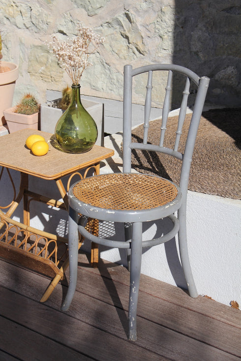 Chaise ancienne cannée "Simone"