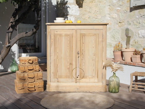 Buffet ancien bois brut "Vivien"