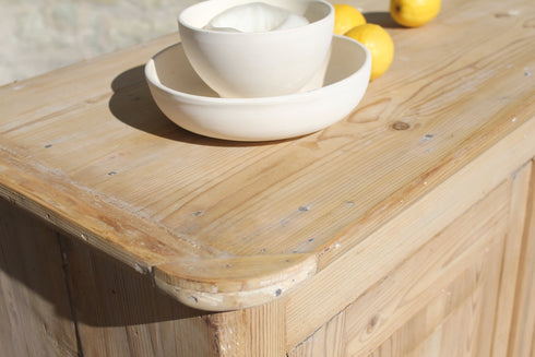 Buffet ancien bois brut "Vivien"