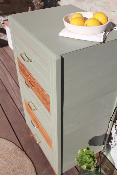 Chiffonnier vintage pieds compas Marceau