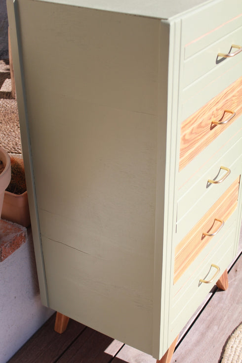 Chiffonnier vintage pieds compas Marceau