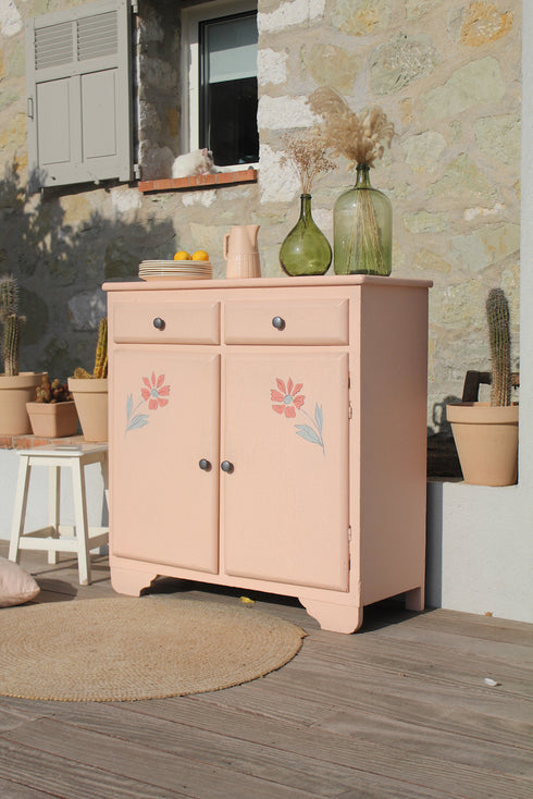 Buffet parisien patiné "Marguerite"