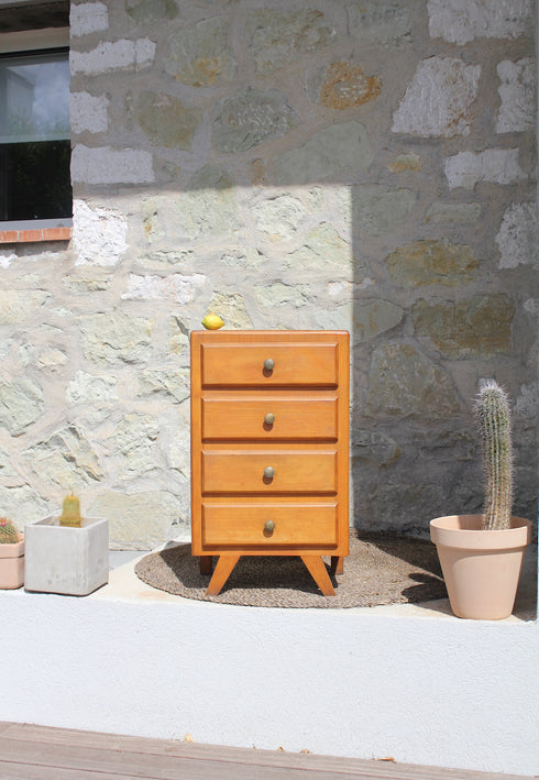 Chiffonnier vintage pieds compas "Dimitri"