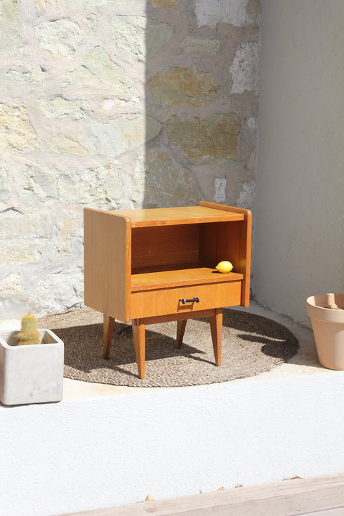 Chevet vintage pieds compas "Oscar"