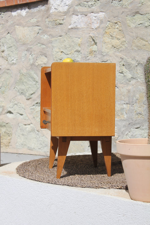 Chevet vintage pieds compas "Oscar"