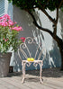 Fauteuil ancien en fer forgé "Marguerite"