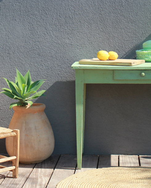 Table brocante patinée "Marthe"