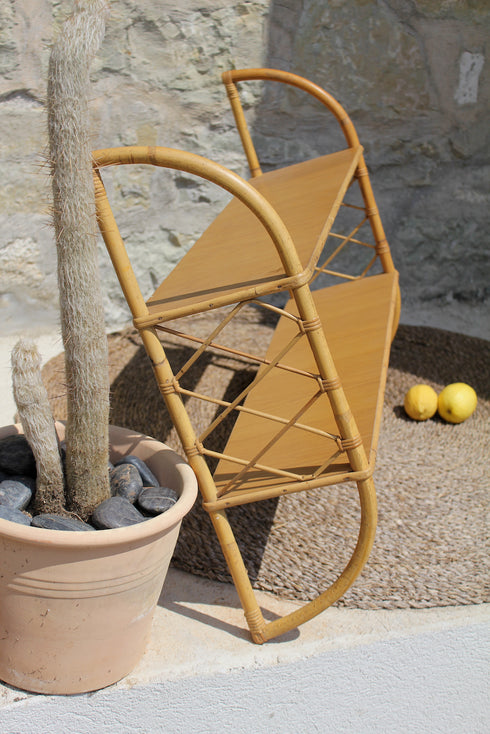 Etagère en rotin vintage "Philippa"