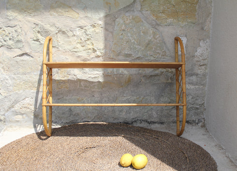 Etagère en rotin vintage "Philippa"