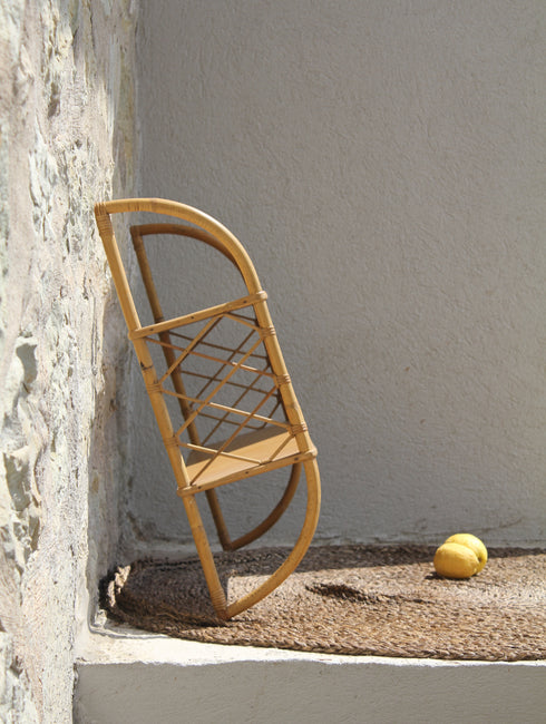 Etagère en rotin vintage "Philippa"