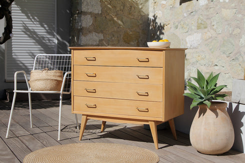 Commode pieds compas vintage "Camille"