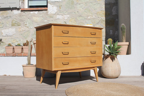 Commode pieds compas vintage "Camille"