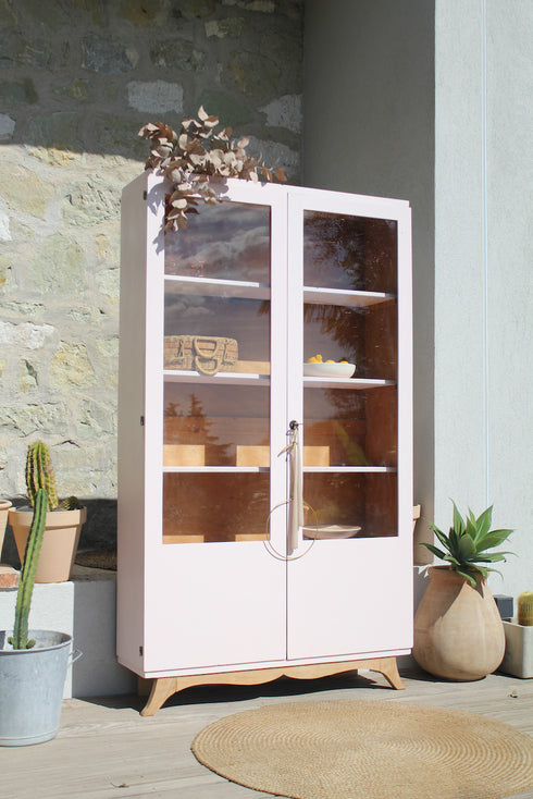Armoire vitrée "Pâquerette"