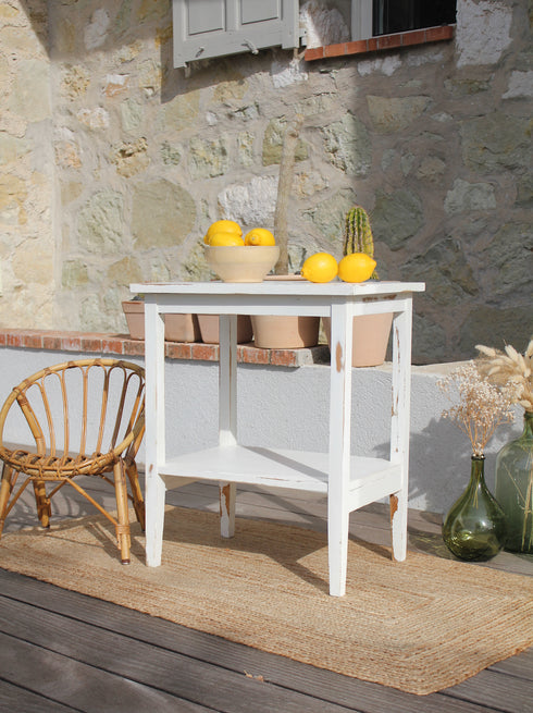 Petite table patinée "Augustine"