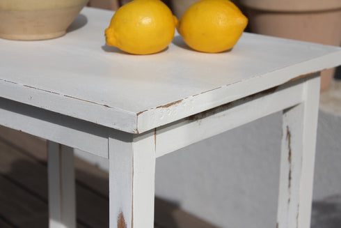 Petite table patinée "Augustine"