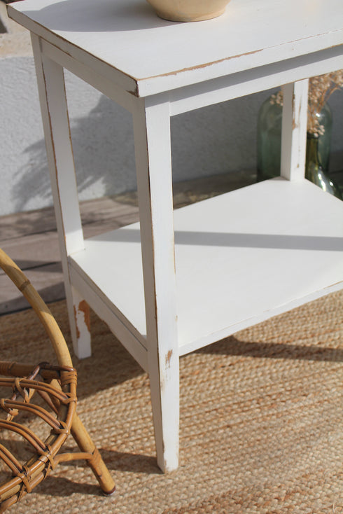 Petite table patinée "Augustine"