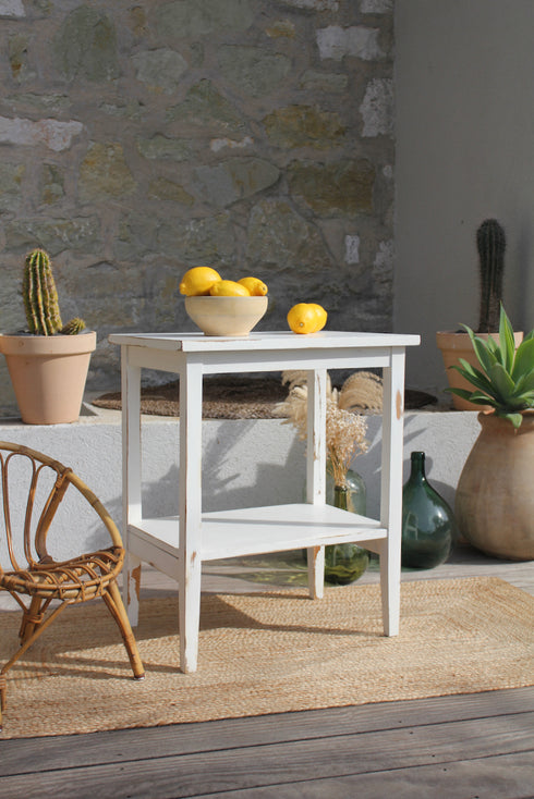 Petite table patinée "Augustine"