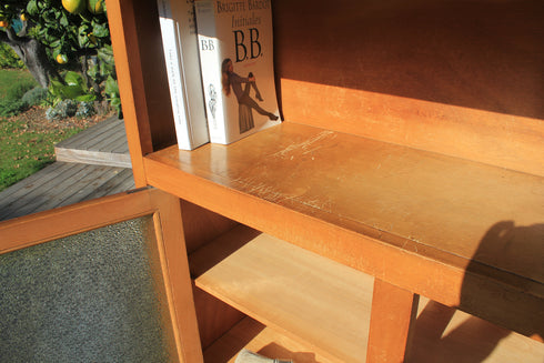 Armoire vitrée d'école "Vanille"