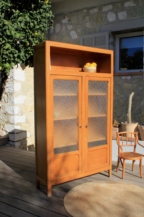 Armoire vitrée d'école "Vanille"