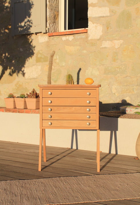 Meuble pieds compas "Armand"