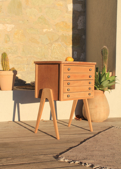 Meuble pieds compas "Armand"