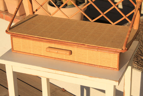 Etagère rotin vintage "Sybille"