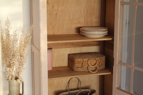 Bonnetière vitrée art déco "Capucine"