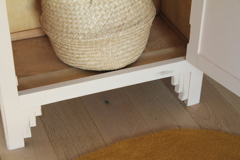 Bonnetière vitrée art déco "Capucine"