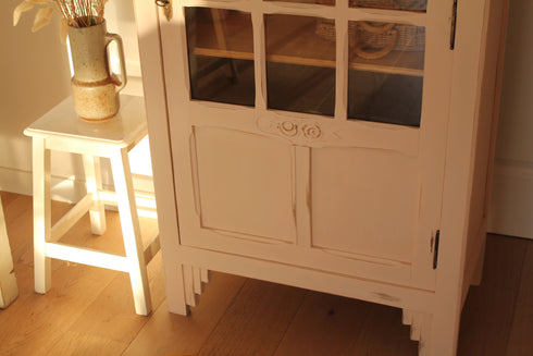 Bonnetière vitrée art déco "Capucine"