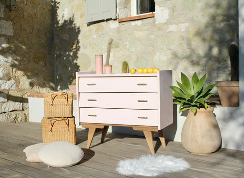 Commode vintage pieds compas "Mathilda"