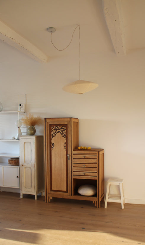 Petite armoire asymétrique art déco "Suzanne"