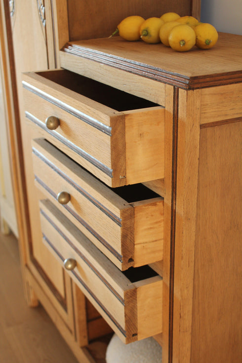 Petite armoire asymétrique art déco "Suzanne"