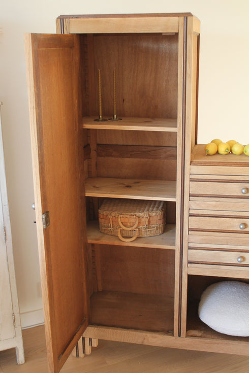 Petite armoire asymétrique art déco "Suzanne"